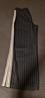 Broek krijtstreep wijde pijp zwart wit maat 40 L, Kleding | Dames, Zwart, Ophalen of Verzenden, Zo goed als nieuw, Shoeby