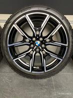 19” originele BMW I4 G26 velgen + winterbanden 859M 5x112, 19 inch, Banden en Velgen, Personenwagen, Gebruikt