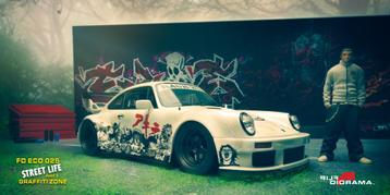 FLIPDIORAMA ECO 025 Street life 5 Graffiti zone 1:18 beschikbaar voor biedingen