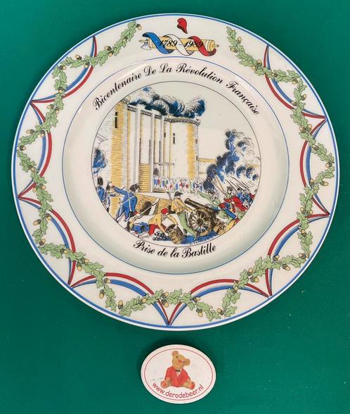 Bestorming van de Bastille, 200 jarig herdenkingsbord, Antiek en Kunst, Antiek | Wandborden en Tegels, Ophalen of Verzenden