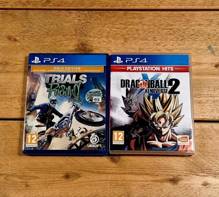 PS4 Games – Dragon Ball Xenoverse 2 + Trials Rising, Spelcomputers en Games, Games | Sony PlayStation 4, Zo goed als nieuw, Vechten