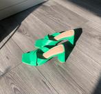 Groene sandalen met hak, Nieuw, Sandalen of Muiltjes, Groen, Verzenden