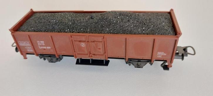LIMA 3174 HO-Open goerenwagen met kolenlading, Hobby en Vrije tijd, Modeltreinen | H0, Gebruikt, Wagon, Gelijkstroom, Lima, Analoog