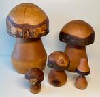 Paddestoelen van hout, Antiek en Kunst, Ophalen of Verzenden