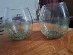 Vazen glas ptmd Collection look broken glas zeer goede st, Overige kleuren, Ophalen of Verzenden, Minder dan 50 cm, Glas