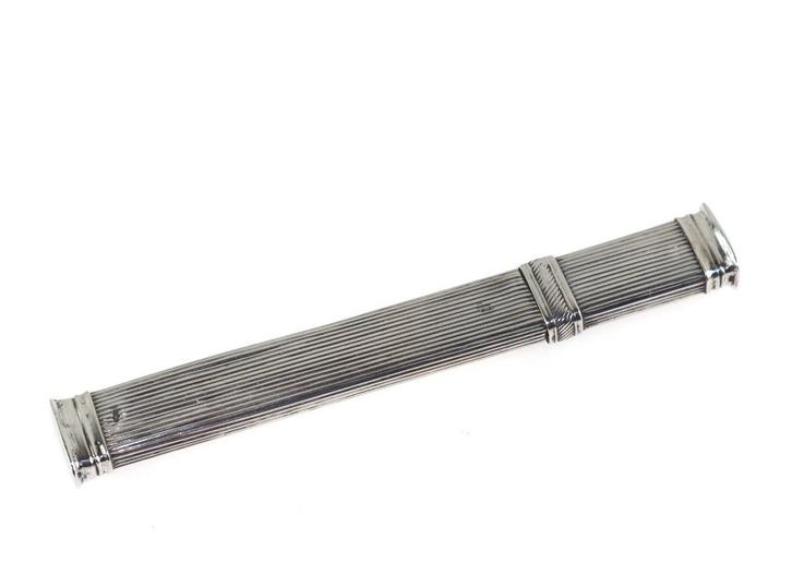 Antieke zilveren naaldenkoker, 19e eeuw, Antiek en Kunst, Antiek | Goud en Zilver, Zilver, Ophalen of Verzenden