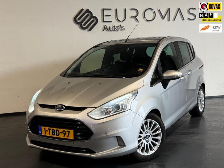 Ford B-Max 1.0 EcoBoost Titanium Panoramadak Airco Navi Pdc, Auto's, Ford, Bedrijf, Te koop, B-Max, ABS, Airbags, Airconditioning