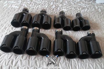 Uitlaat exhaust tips muffler M Performance BMW M3 M5 G30 F10