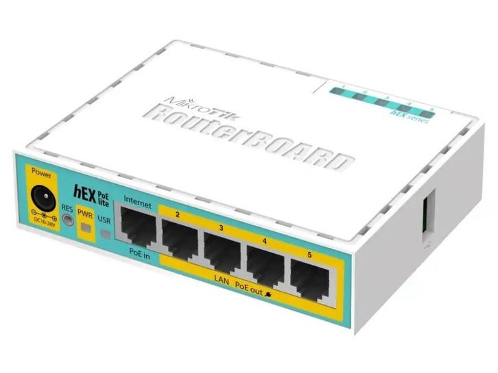 MikroTik hEX PoE lite RB750UPr2, Computers en Software, Netwerk switches, Nieuw, Ophalen of Verzenden