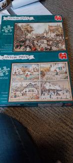 Twee Anton Pieck Jumbo  legpuzzels 1000 st., Hobby en Vrije tijd, Denksport en Puzzels, Ophalen, 500 t/m 1500 stukjes, Zo goed als nieuw