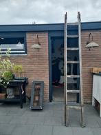 Houten ladder 2x7/ decoratie/oude meuk, Ophalen, Gebruikt, Minder dan 2 meter