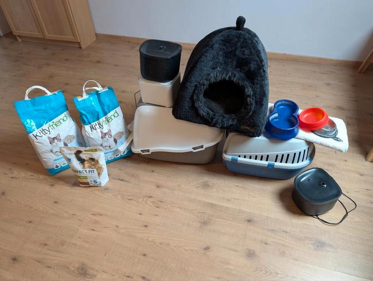 Katten starterset, Dieren en Toebehoren, Katten-accessoires, Gebruikt, Ophalen