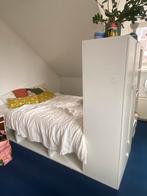 Ikea platsa bed met opberg en kastruimte, Huis en Inrichting, Ophalen of Verzenden, Zo goed als nieuw, 25 tot 50 cm, Minder dan 100 cm