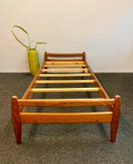 Vintage daybed teak Deens Design bed jaren 60/70 retro, Ophalen, Gebruikt, Eenpersoons, 190 cm of minder
