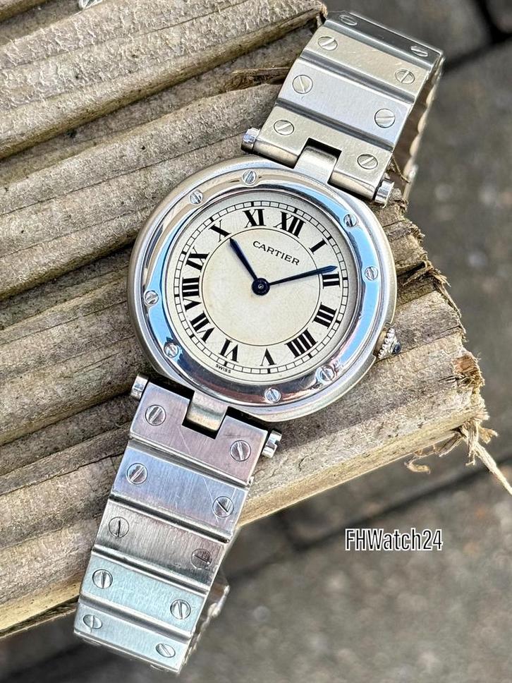 Cartier Santos Vendome Ronde 8192. Unisex ! Watch only., Sieraden, Tassen en Uiterlijk, Horloges | Dames, Gebruikt, Polshorloge