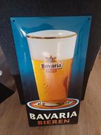 Bavaria Bieren emaille bord te koop of te ruil, Ophalen of Verzenden, Zo goed als nieuw, Reclamebord, Plaat of Schild, Overige merken