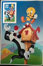Tweety and Sylvester USA vel met postzegel (1998), Verzamelen, Superheld, Overige typen, Ophalen of Verzenden, Zo goed als nieuw