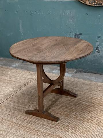 Antieke Franse wijntafel, table vigneron. beschikbaar voor biedingen