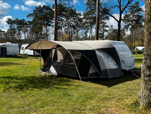 Unico Verona luifel (mt 10), voorscherm Deluxe en dakluifel, Caravans en Kamperen, Voortenten en Luifels, Zo goed als nieuw, Ophalen