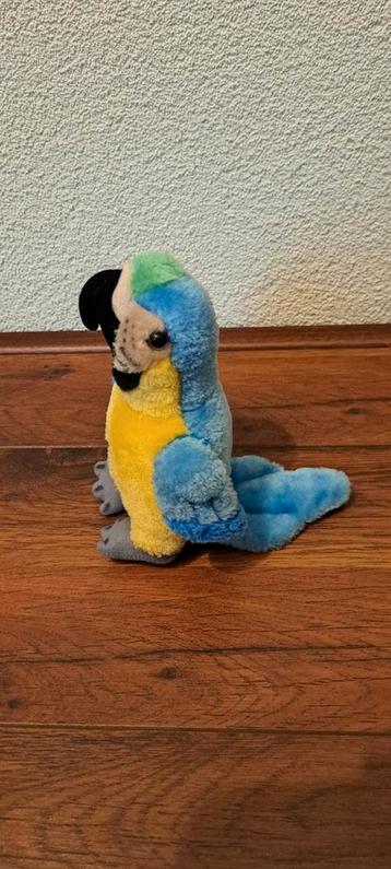 Blauwe papegaai knuffel 25 cm. beschikbaar voor biedingen