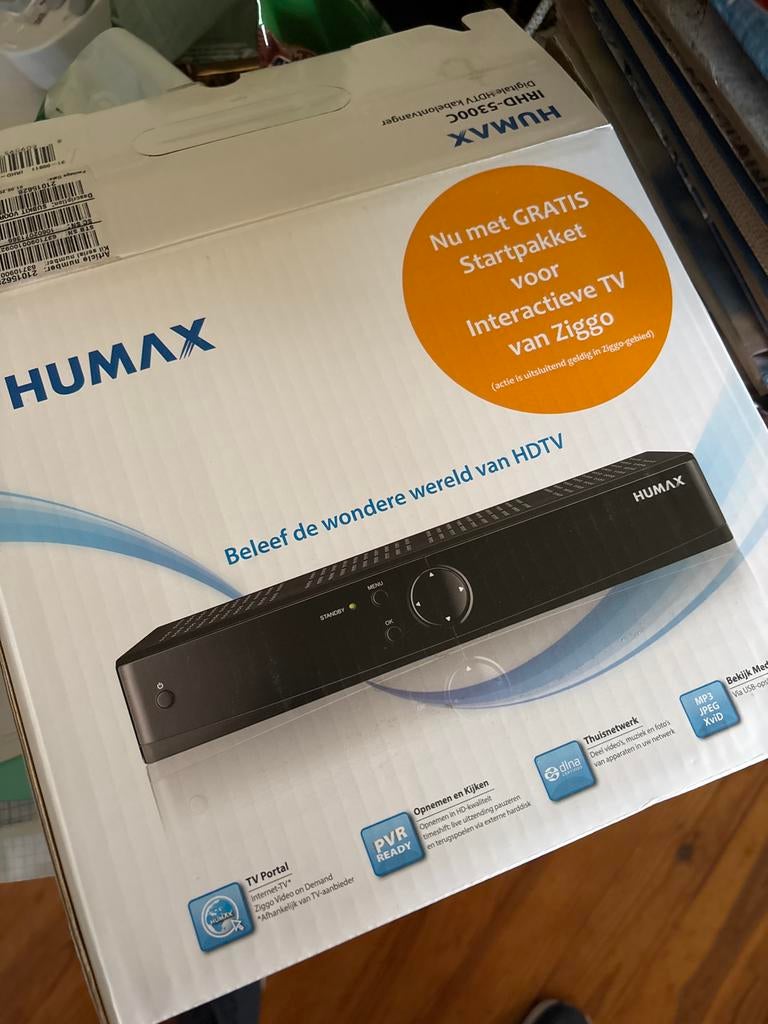 Humax IRHD-5300C Decoder Ziggo, Bod vanaf ....27,50, Audio, Tv en Foto, Decoders en Harddiskrecorders, Nieuw, Decoder, Verzenden