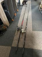2 stuks karperhengels, Watersport en Boten, Hengelsport | Roofvissen, Ophalen, Zo goed als nieuw