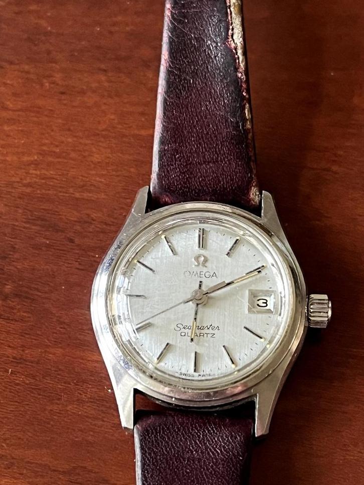 Omega dameshorloge "Seamaster", Sieraden, Tassen en Uiterlijk, Horloges | Dames, Gebruikt, Overige merken, Staal, Overige materialen