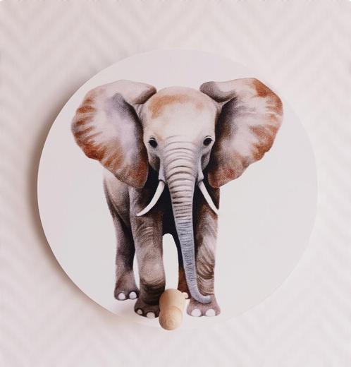Kapstokhaak Kapstok 1 haak Safari Olifant Little Dreamzz, Kinderen en Baby's, Kinderkamer | Inrichting en Decoratie, Nieuw, Kapstokje