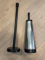 Brabantia Toiletrolhouder & Borstel - ZGAN, Ophalen of Verzenden, Zo goed als nieuw, Zwart, Overige typen