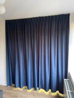 Kwantum Lieke Blauwe Verduisterende Gordijnen (2 stuks), Ophalen, Zo goed als nieuw, Blauw, 200 cm of meer