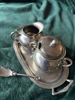 Tinnen suiker en melk kannetje, Antiek en Kunst, Antiek | Tin, Ophalen of Verzenden