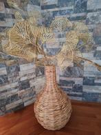 Vaas met deco takken, Huis en Inrichting, Ophalen, Overige kleuren, Minder dan 50 cm, Glas