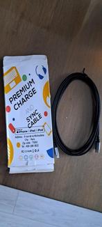 Autolader en kabel USBC naar Lightning (apple), Ophalen of Verzenden, Nieuw, Apple iPhone