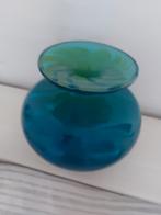 Mdina vaas/ blauw groen/ gesigneerd, Antiek en Kunst, Ophalen of Verzenden