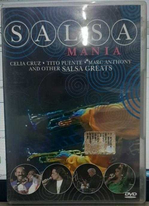 Dvd Salsa Mania (Celia Cruz,Tito Puente,Marc Anthony) $, Cd's en Dvd's, Dvd's | Muziek en Concerten, Nieuw in verpakking, Muziek en Concerten