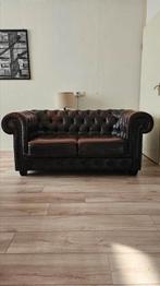 Chesterfield Birmingham 2-zits HW Leather Ant-brown, Huis en Inrichting, Banken | Bankstellen, Ophalen of Verzenden, Zo goed als nieuw