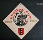 Europacup 1 Ajax Benfica 1968 1969 tegel hard plastik, Verzamelen, Ophalen of Verzenden, Gebruikt, Ajax