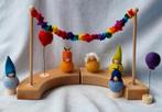 Jaarring Regenboog Slinger Seizoenstafel verjaardag/ Grimms*, Verzenden, Nieuw, Figuurtje(s), Wolvilt