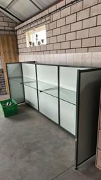 Grote winkel vitrinekast. 65 legplanken glas., Huis en Inrichting, Kasten | Vitrinekasten, Ophalen, 200 cm of meer, 50 tot 100 cm