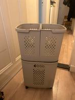 Wasmand met 3 vakken, Huis en Inrichting, Badkamer | Badtextiel en Accessoires, Ophalen, Zo goed als nieuw, Beige