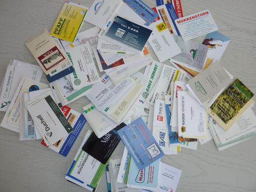 Visitekaartjes paar honderd, Verzamelen, Geboortekaartjes en Visitekaartjes, Visitekaartje, Voor 1970, Ophalen