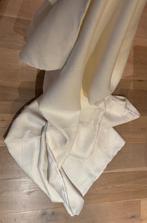 NIEUW: Prachtige champagne kleurige stof, Hobby en Vrije tijd, Stoffen en Lappen, 120 cm of meer, Wit, Nieuw, Ophalen of Verzenden