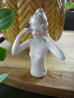 Antieke porseleinen Half Doll., Verzenden