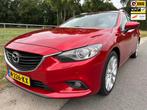 Mazda 6 Sportbreak 2.0 HP GT-M dealer ond. prachtstaat en lu, Auto's, Mazda, Gebruikt, 4 cilinders, 6 sportbreak, Leder