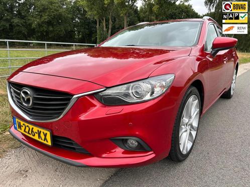 Mazda 6 Sportbreak 2.0 HP GT-M dealer ond. prachtstaat en lu, Auto's, Mazda, Bedrijf, Te koop, 6 sportbreak, ABS, Achteruitrijcamera