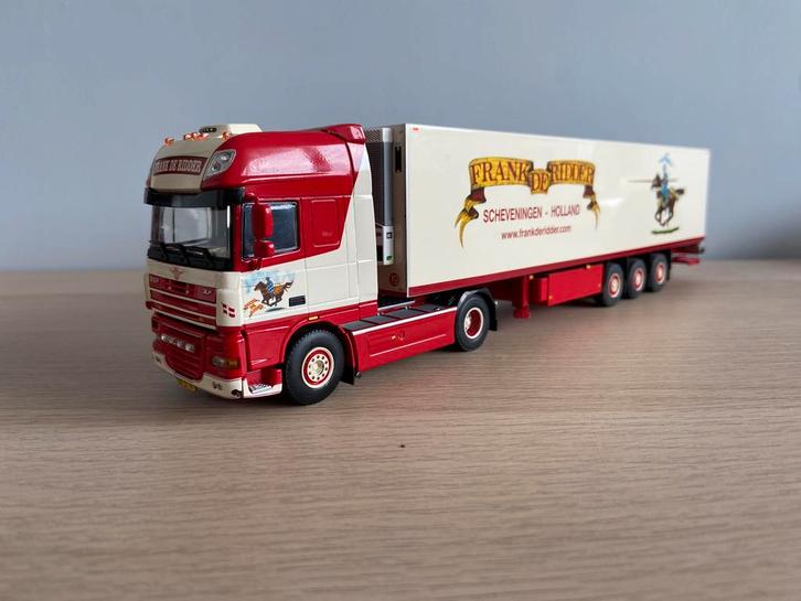 Wsi DAF XF 105 SUPER SPACE CAB Frank De Ridder, Hobby en Vrije tijd, Modelauto's | 1:50, Nieuw, Bus of Vrachtwagen, Wsi, Ophalen of Verzenden