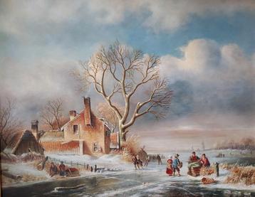 Hans Habraken-groot Winterlandschap beschikbaar voor biedingen