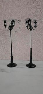 Twee poppenhuis lampjes op batterij 1:12, Ophalen of Verzenden