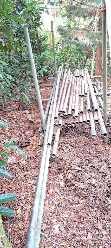 Steigermateriaal ijzer - Pijpen, Klemmen, Poten, Doe-het-zelf en Verbouw, Steigers, Overige typen, Minder dan 2 meter, Ophalen