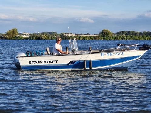 visboot Starcraft MR190, Watersport en Boten, Vis- en Consoleboten, Gebruikt, 70 pk of meer, 3 tot 6 meter, Benzine, Buitenboordmotor